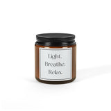 Light. Breathe. Relax. Scented Candle