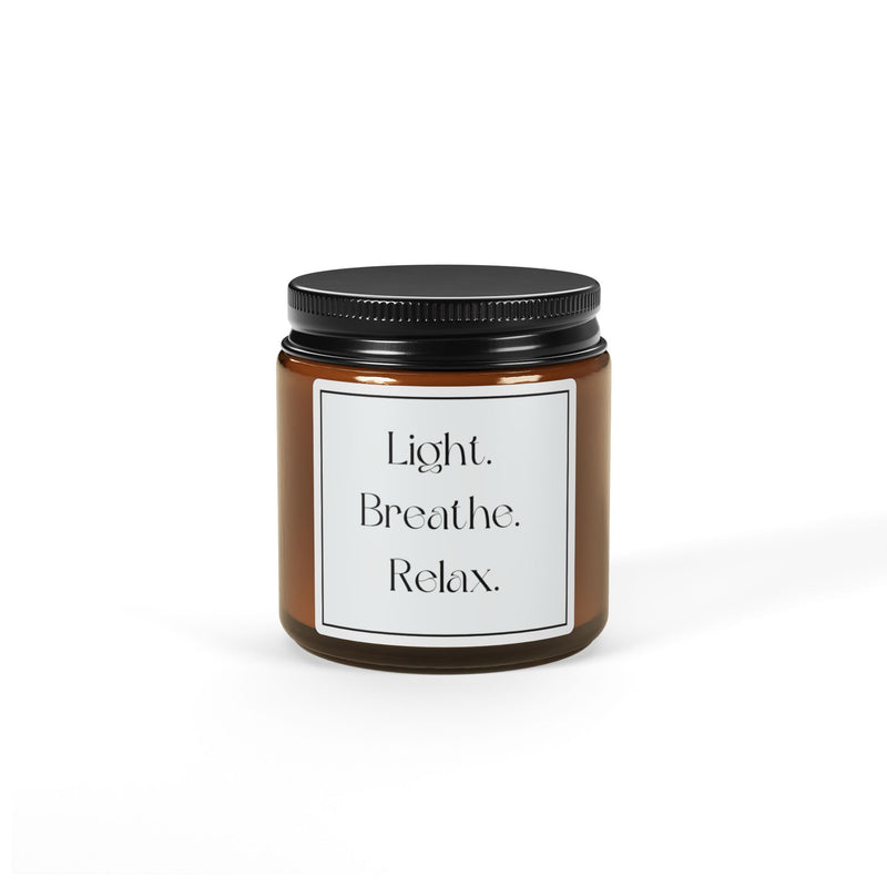Light. Breathe. Relax. Scented Candle