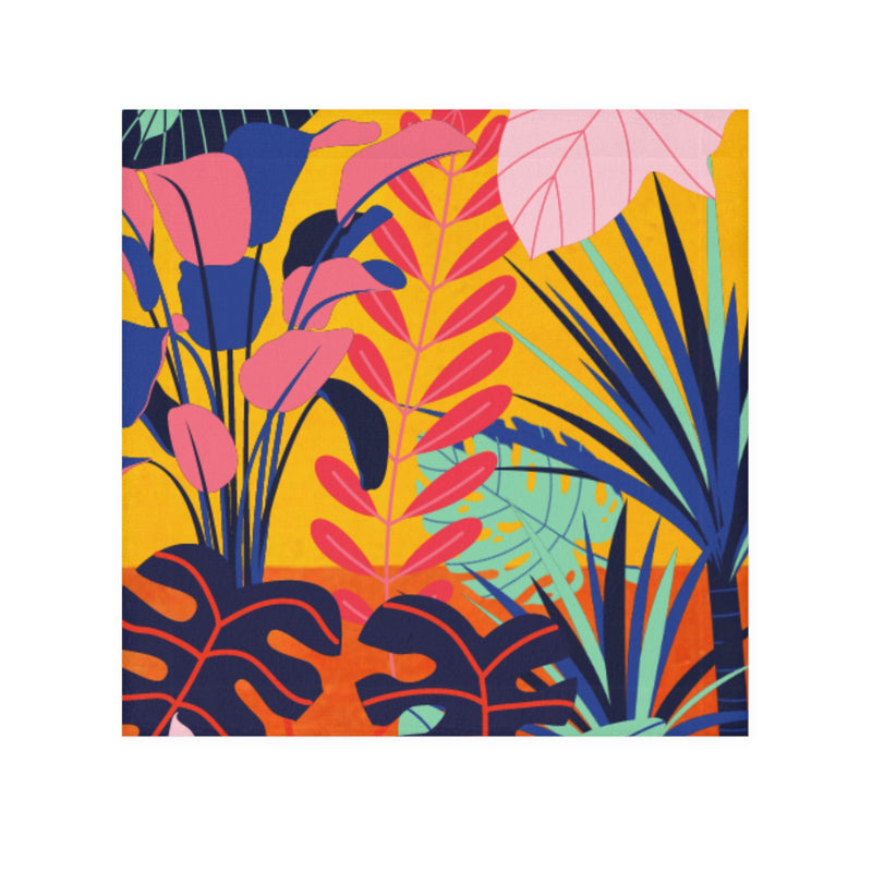 Tropical Jungle Vibes Face Towel